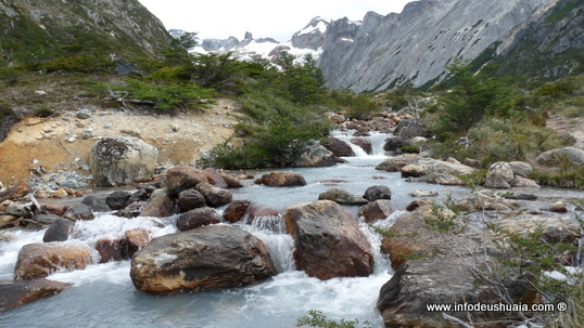 Trekking hacia Laguna Esmeralda