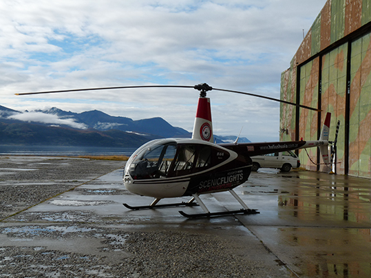 Helicóptero de Heliushuaia