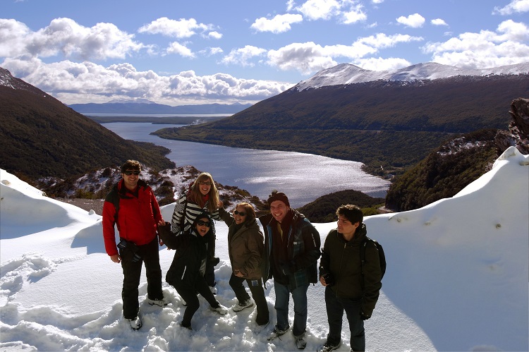 Lago Escondido en Invierno