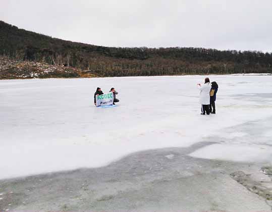 Lago congelado