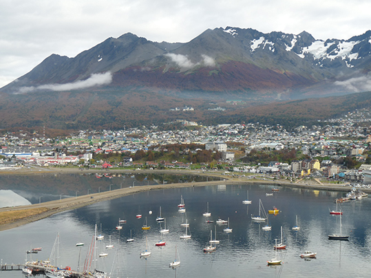 Helicóptero en Ushuaia