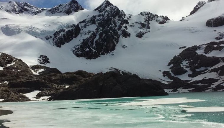 glaciar Vinciguerra y Laguna de los Témpanos