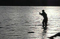 Pesca embarcado en Lago Fagnano